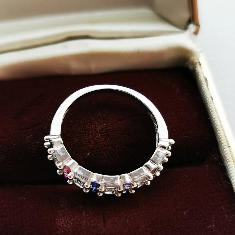 Multi stoned  ring - Picture 6 of 6